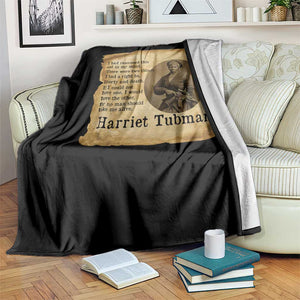 Harriet Tubman Quote Throw Blanket Liberty Or Death Empowerment Gift TS12 Print Your Wear