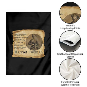 Harriet Tubman Quote Garden Flag Liberty Or Death Empowerment Gift TS12 Print Your Wear