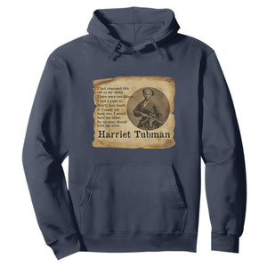 Harriet Tubman Quote Hoodie Liberty Or Death Empowerment Gift TS12 Navy Print Your Wear