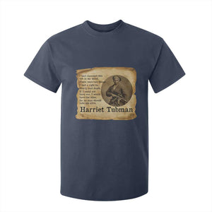 Harriet Tubman Quote T Shirt For Kid Liberty Or Death Empowerment Gift TS12 Navy Print Your Wear