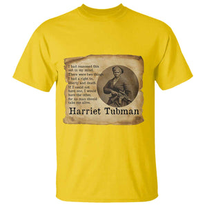 Harriet Tubman Quote T Shirt Liberty Or Death Empowerment Gift TS12 Daisy Print Your Wear