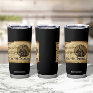 Harriet Tubman Quote Tumbler Cup Liberty Or Death Empowerment Gift TS12 Print Your Wear