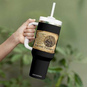 Harriet Tubman Quote Tumbler With Handle Liberty Or Death Empowerment Gift TS12 Print Your Wear
