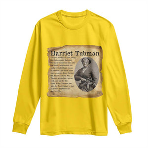 Vintage Harriet Tubman Poster Long Sleeve Shirt Female Empowerment History Gift TS12 Daisy Print Your Wear