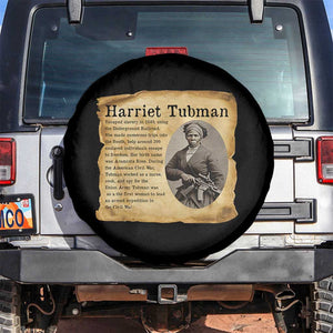 Vintage Harriet Tubman Poster Spare Tire Cover Female Empowerment History Gift TS12 No hole Black Print Your Wear