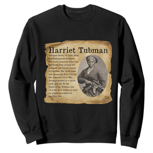 Vintage Harriet Tubman Poster Sweatshirt Female Empowerment History Gift TS12 Black Print Your Wear