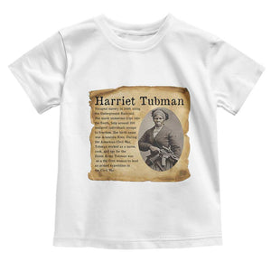 Vintage Harriet Tubman Poster Toddler T Shirt Female Empowerment History Gift TS12 White Print Your Wear