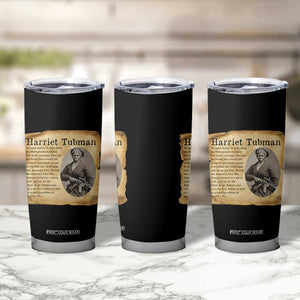 Vintage Harriet Tubman Poster Tumbler Cup Female Empowerment History Gift TS12 Print Your Wear