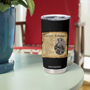 Vintage Harriet Tubman Poster Tumbler Cup Female Empowerment History Gift TS12 Print Your Wear