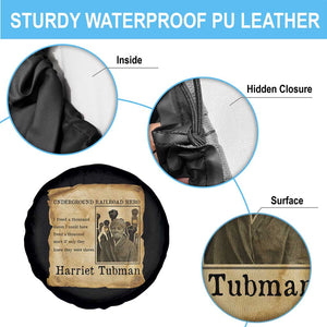 Harriet Tubman Quote Spare Tire Cover I Freed A Thousand People Vintage Poster TS12 Print Your Wear