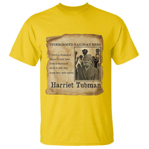 Harriet Tubman Quote T Shirt I Freed A Thousand People Vintage Poster TS12 Daisy Print Your Wear