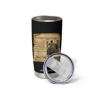 Harriet Tubman Quote Tumbler Cup I Freed A Thousand People Vintage Poster TS12 Print Your Wear