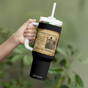 Harriet Tubman Quote Tumbler With Handle I Freed A Thousand People Vintage Poster TS12 Print Your Wear