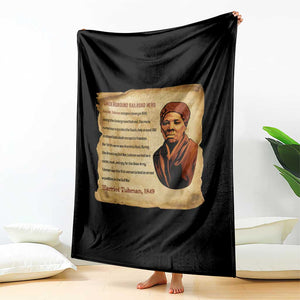 Harriet Tubman Throw Blanket Black American Hero Underground Railroad TS12 Print Your Wear