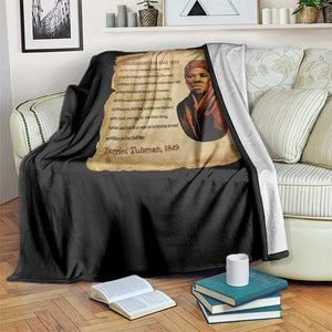 Harriet Tubman Throw Blanket Black American Hero Underground Railroad TS12 Print Your Wear