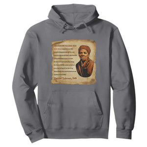 Harriet Tubman Hoodie Black American Hero Underground Railroad TS12 Charcoal Print Your Wear