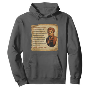 Harriet Tubman Hoodie Black American Hero Underground Railroad TS12 Dark Heather Print Your Wear