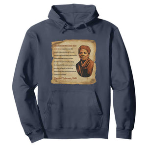 Harriet Tubman Hoodie Black American Hero Underground Railroad TS12 Navy Print Your Wear