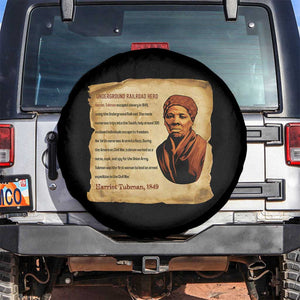 Harriet Tubman Spare Tire Cover Black American Hero Underground Railroad TS12 No hole Black Print Your Wear