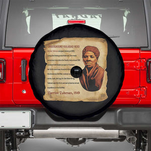 Harriet Tubman Spare Tire Cover Black American Hero Underground Railroad TS12 Black Print Your Wear