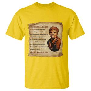 Harriet Tubman T Shirt Black American Hero Underground Railroad TS12 Daisy Print Your Wear