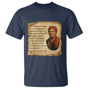 Harriet Tubman T Shirt Black American Hero Underground Railroad TS12 Navy Print Your Wear