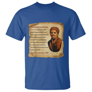 Harriet Tubman T Shirt Black American Hero Underground Railroad TS12 Royal Blue Print Your Wear