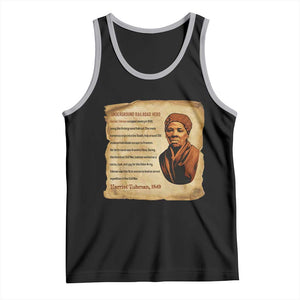 Harriet Tubman Tank Top Black American Hero Underground Railroad TS12 Black Athletic Heather Print Your Wear