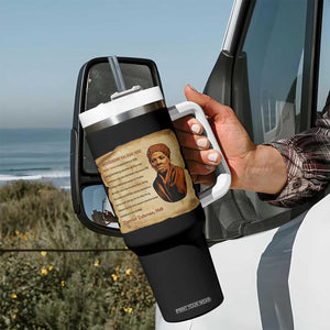 Harriet Tubman Tumbler With Handle Black American Hero Underground Railroad TS12 Print Your Wear