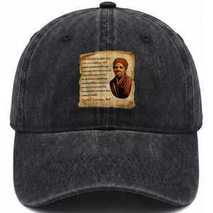 Harriet Tubman Washed Cotton Baseball Cap Black American Hero Underground Railroad TS12 Print Your Wear