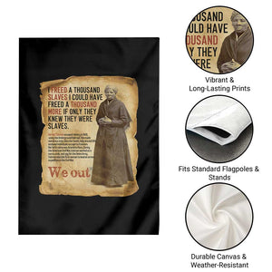 Harriet Tubman We Out Garden Flag Vintage Black History Gift TS12 Print Your Wear