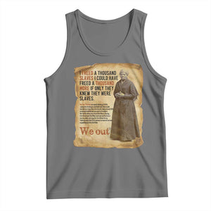 Harriet Tubman We Out Tank Top Vintage Black History Gift TS12 Black Heather Print Your Wear