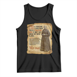 Harriet Tubman We Out Tank Top Vintage Black History Gift TS12 Black Print Your Wear