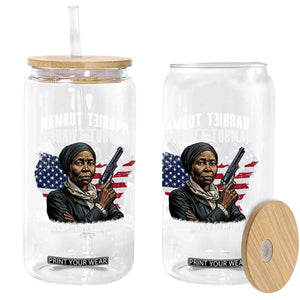 Harriet Tubman Patriotic Glass Can Female Empowerment History Gift TS12 Print Your Wear