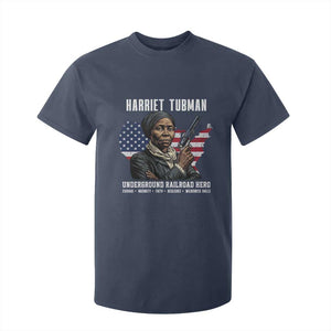 Harriet Tubman Patriotic T Shirt For Kid Female Empowerment History Gift TS12 Navy Print Your Wear