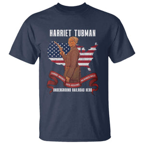 Harriet Tubman Patriotic T Shirt Strong Black Women Pride TS12 Navy Print Your Wear