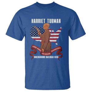 Harriet Tubman Patriotic T Shirt Strong Black Women Pride TS12 Royal Blue Print Your Wear