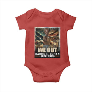Harriet Tubman Baby Onesie We Out Civil Rights History Movement Gift TS12 Red Print Your Wear