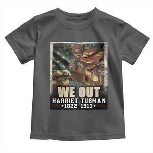 Harriet Tubman Toddler T Shirt We Out Civil Rights History Movement Gift TS12 Dark Heather Print Your Wear