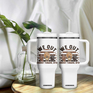Harriet Tubman We Out 1849 Tumbler With Handle Vintage Sunset Black American Hero TS12 Print Your Wear
