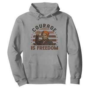 Harriet Tubman Legacy Hoodie Courage Is Freedom TS12 Sport Gray Print Your Wear