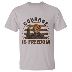 Harriet Tubman Legacy T Shirt Courage Is Freedom TS12 Ice Gray Print Your Wear