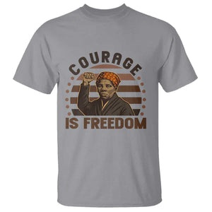 Harriet Tubman Legacy T Shirt Courage Is Freedom TS12 Sport Gray Print Your Wear
