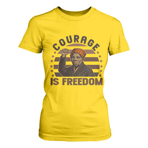 Harriet Tubman Legacy T Shirt For Women Courage Is Freedom TS12 Daisy Print Your Wear