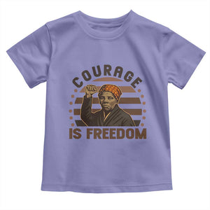 Harriet Tubman Legacy Toddler T Shirt Courage Is Freedom TS12 Violet Print Your Wear