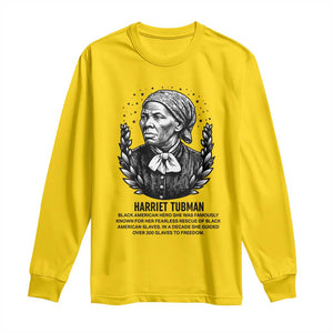 American Hero Harriet Tubman Long Sleeve Shirt Black History Leader Gift TS12 Daisy Print Your Wear