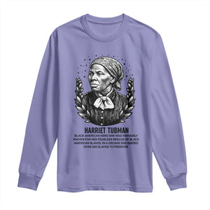American Hero Harriet Tubman Long Sleeve Shirt Black History Leader Gift TS12 Violet Print Your Wear