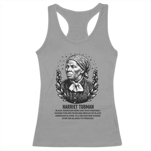 American Hero Harriet Tubman Racerback Tank Top Black History Leader Gift TS12 Sport Gray Print Your Wear