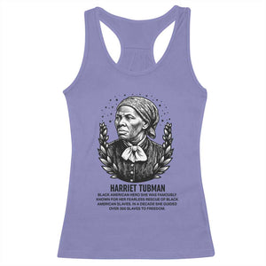 American Hero Harriet Tubman Racerback Tank Top Black History Leader Gift TS12 Violet Print Your Wear