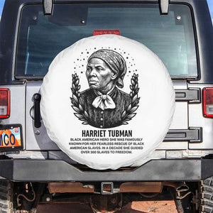 American Hero Harriet Tubman Spare Tire Cover Black History Leader Gift TS12 No hole White Print Your Wear